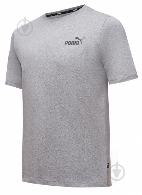 Футболка Puma ESS Small Logo Tee 58666803 р.S серый - фото 1