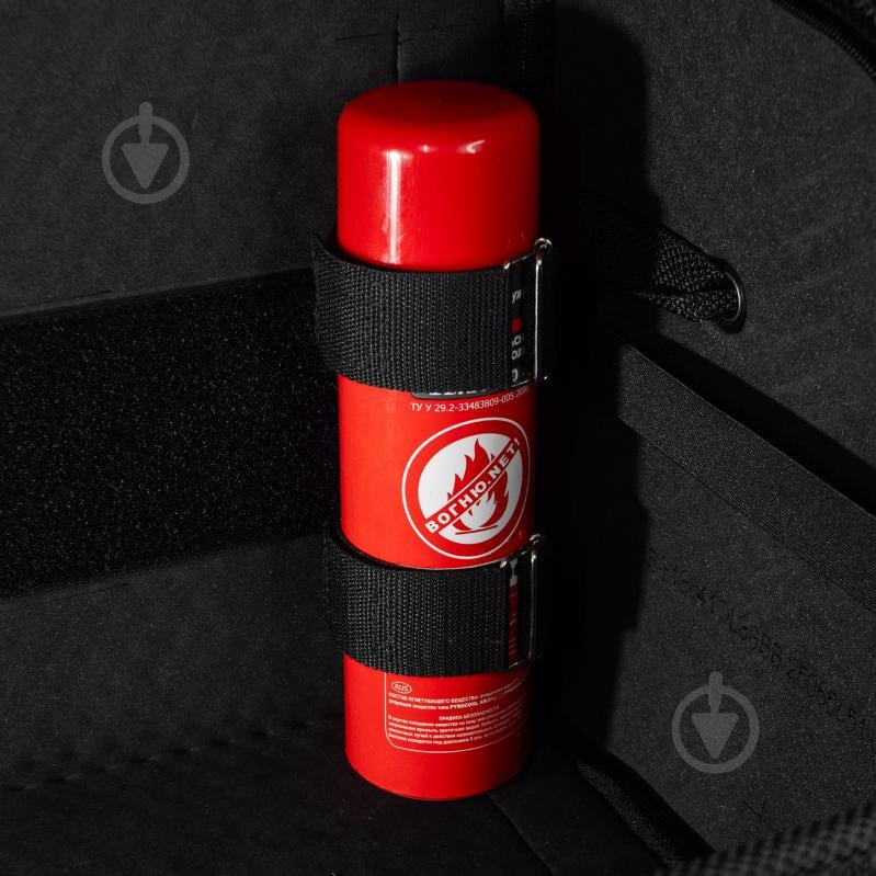 Держатель для огнетушителя ВВПА-400/450 EVAtech черный - фото 1