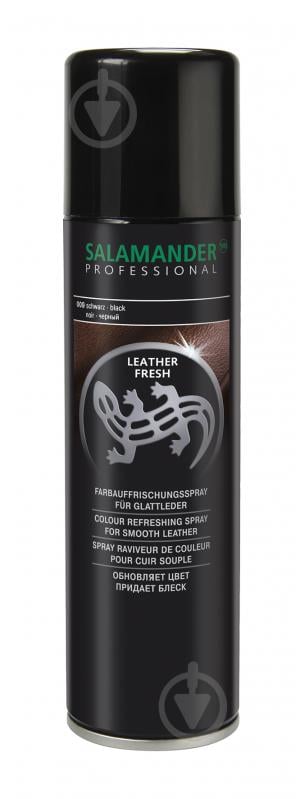 Фарба аерозольна SALAMANDER PROFESSIONAL Leather Fresh темно-коричневий 200 мл - фото 1