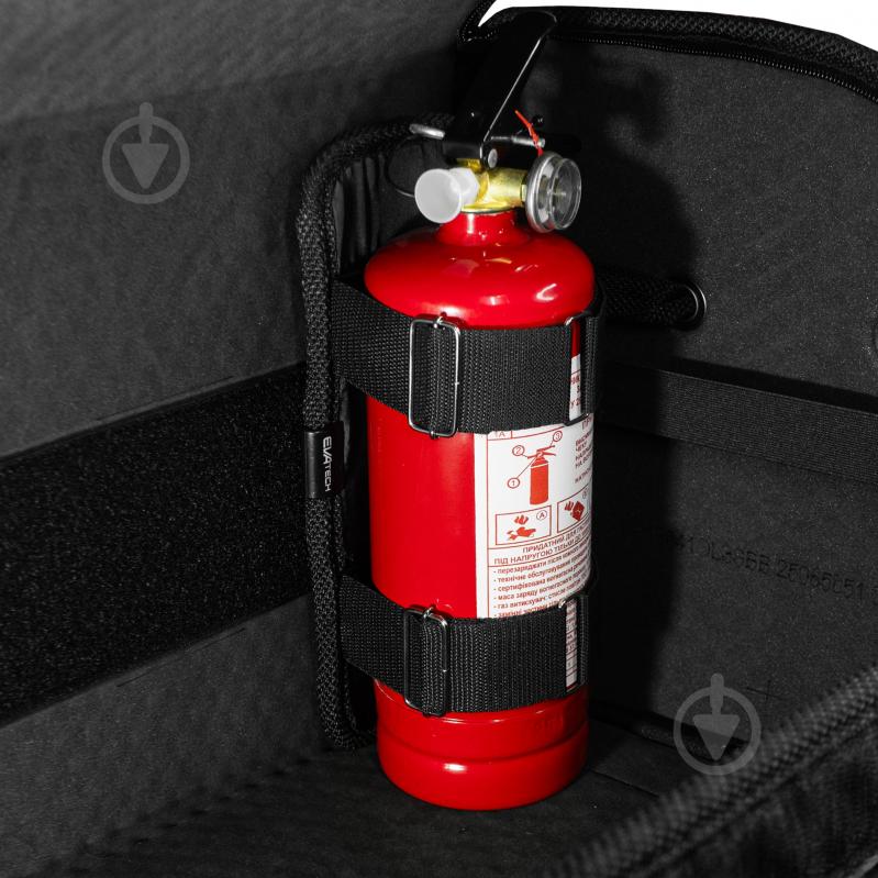 Держатель для огнетушителя ВП-1, ВП-2 EVAtech черный - фото 3