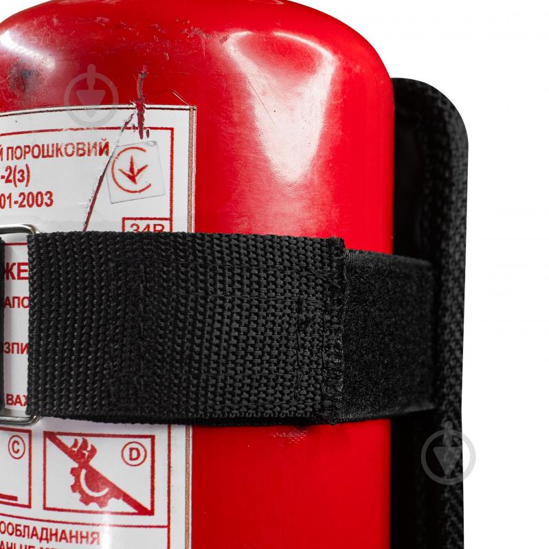 Держатель для огнетушителя ВП-1, ВП-2 EVAtech черный - фото 4