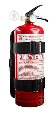 Держатель для огнетушителя ВП-1, ВП-2 EVAtech черный - фото 2