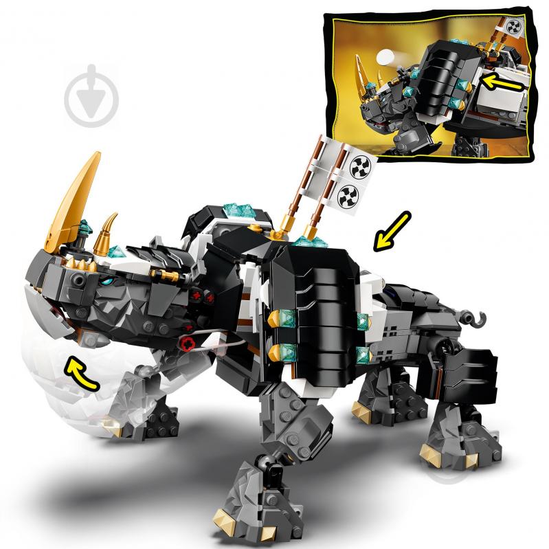 Конструктор LEGO Ninjago Робоносоріг Зейна 71719 - фото 3