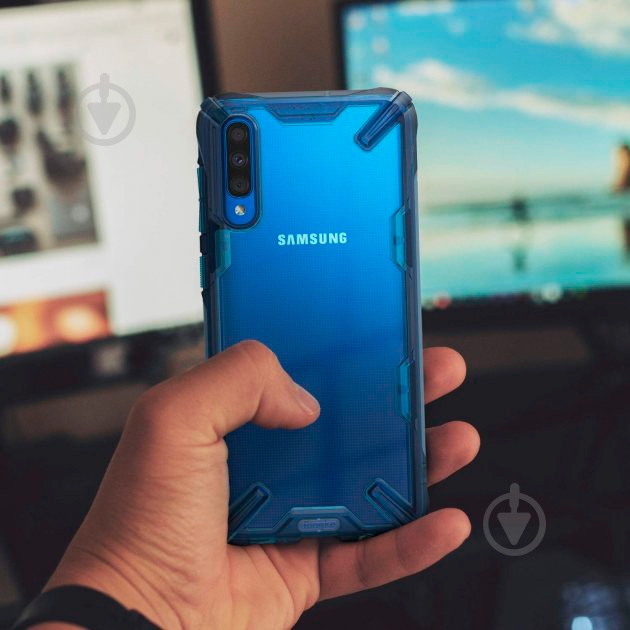 Чохол Ringke Fusion X для Samsung Galaxy A50 Space Blue (RCS4532) - фото 5