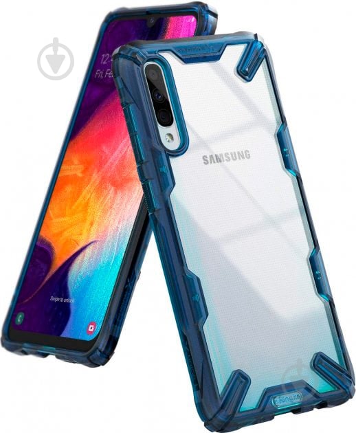 Чохол Ringke Fusion X для Samsung Galaxy A50 Space Blue (RCS4532) - фото 1