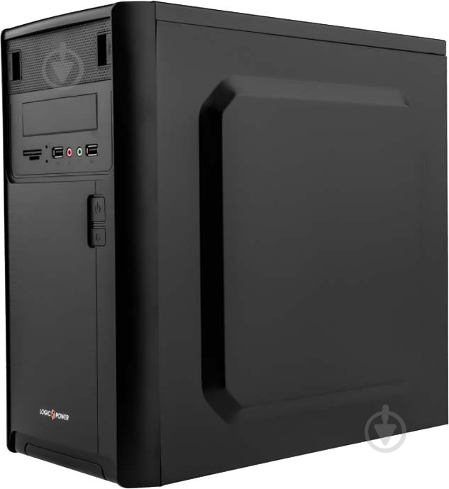 Корпус LogicPower 6103 400W 12cm MATX Black - фото 1