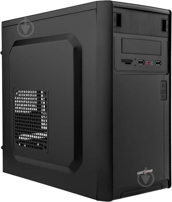 Корпус LogicPower 6103 400W 12cm MATX Black - фото 3
