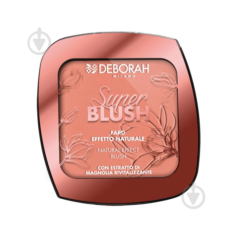 Рум'яна DEBORAH Super Blush 02 Coral Pink 9 г - фото 1