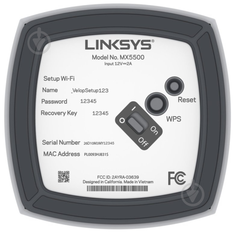 Wi-Fi-система Linksys VELOP MX5503 Atlas Pro 6 (MX5502-KE) - фото 6