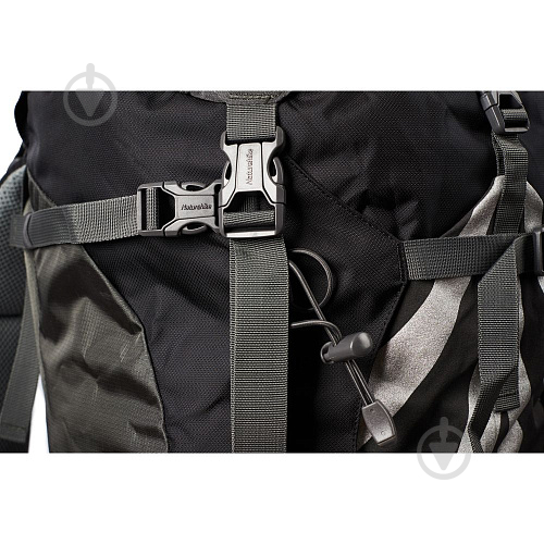 Рюкзак Naturehike туристичний NH70B070-B, чорно-сірий 75 л black - фото 16