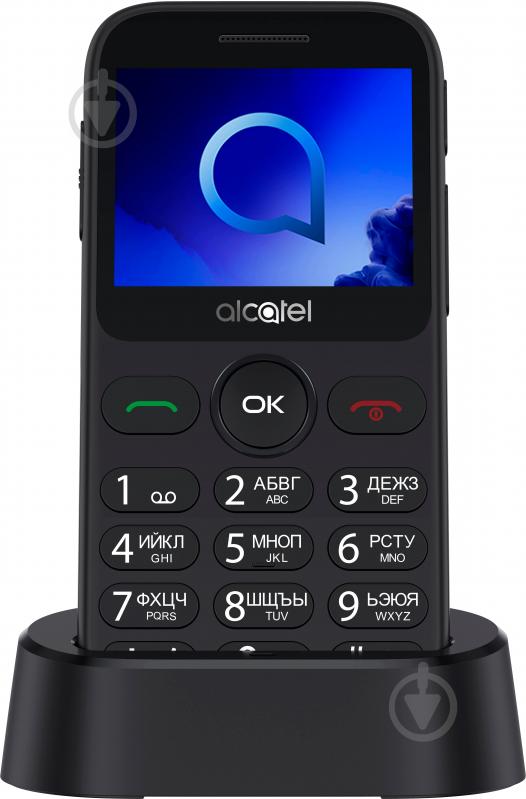 Мобільний телефон Alcatel 2019 Single SIM metal grey 2019G-3AALUA1 - фото 1