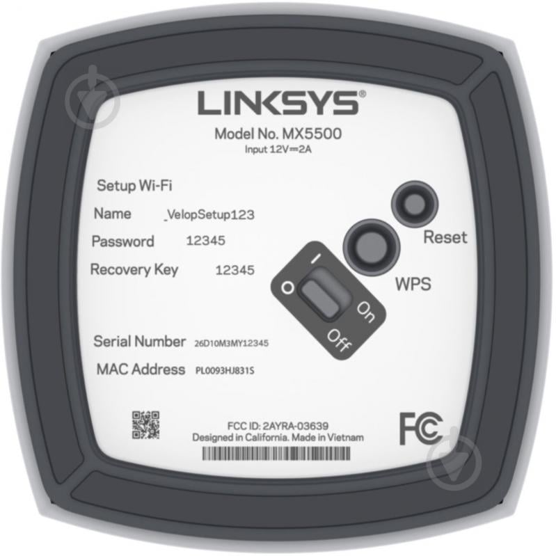 Wi-Fi-система Linksys VELOP MX5503 Atlas Pro 6 (MX5503-KE) - фото 2