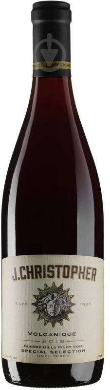 Вино J. Christopher Pinot Noir Volcanique 2019 0,75 л - фото 1 Вино J. Christopher Pinot Noir Volcanique 2019 0,75 л - фото 1