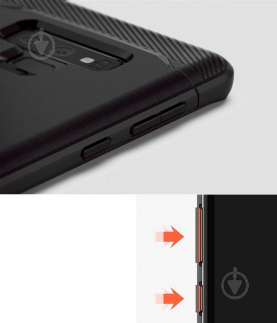 Чехол Ringke Onyx для Samsung Galaxy Note 9 Black (RCS4461) - фото 5