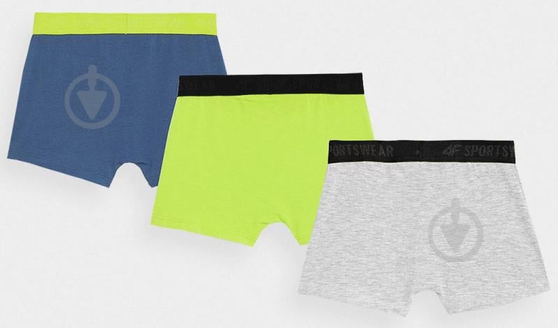 Плавки 4F BOXER SHORTS M026 (3PACK) 4FJAW23UBXSM026-90S разноцветный - фото 2