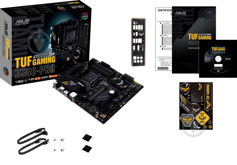 Материнська плата Asus TUF GAMING B550-PRO (Socket AM4, AMD B550, ATX) - фото 6