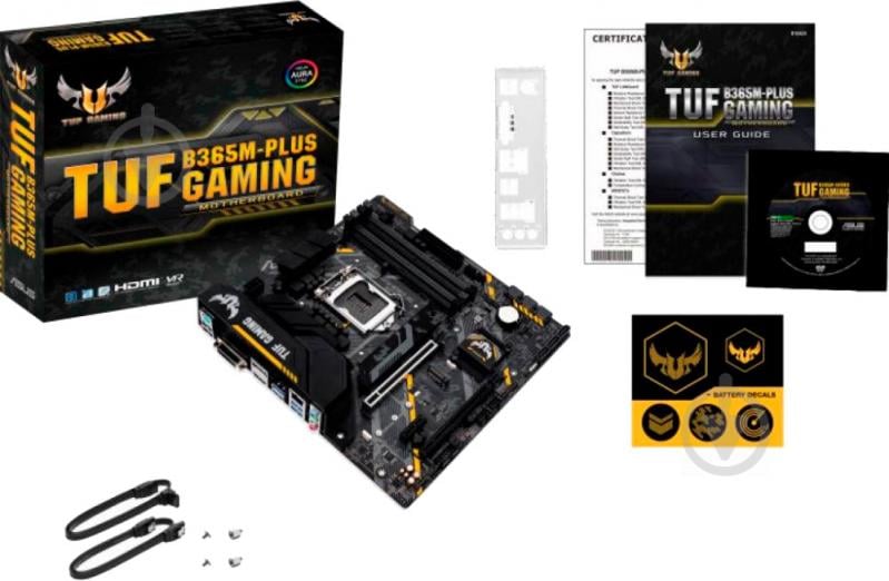 Материнская плата Asus TUF B365M-PLUS GAMING (Socket 1151, Intel B365, mirco ATX) - фото 7