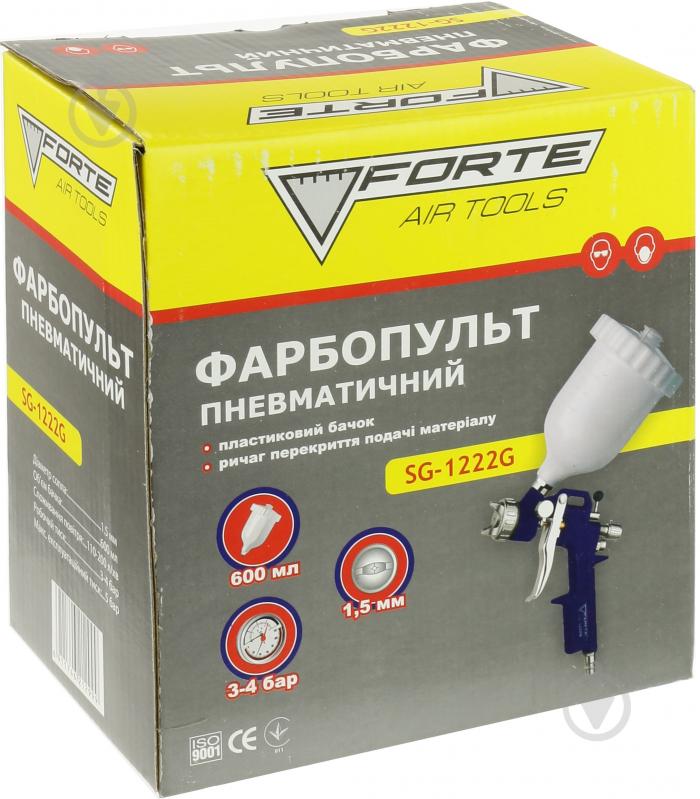 Краскораспылитель пневматический Forte SG-1222G 32135 - фото 3