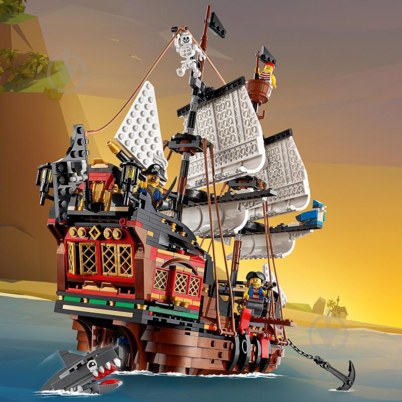 Lego creator best sale pirate ship