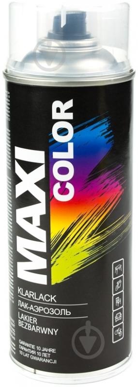 Лак аерозольний Maxi Color безбарвний глянець 400 мл - фото 1