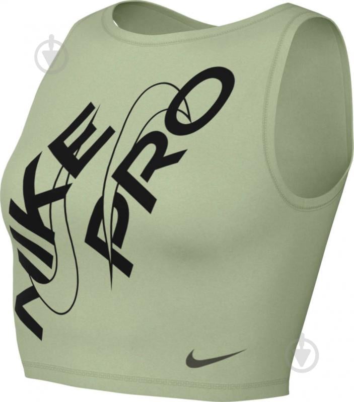 Майка Nike W NP DF CROP TANK GRX FB5261-343 р.M зелений - фото 6