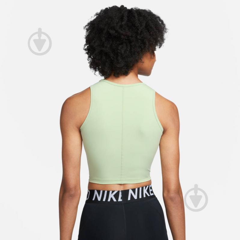 Майка Nike W NP DF CROP TANK GRX FB5261-343 р.2XL зеленый - фото 2