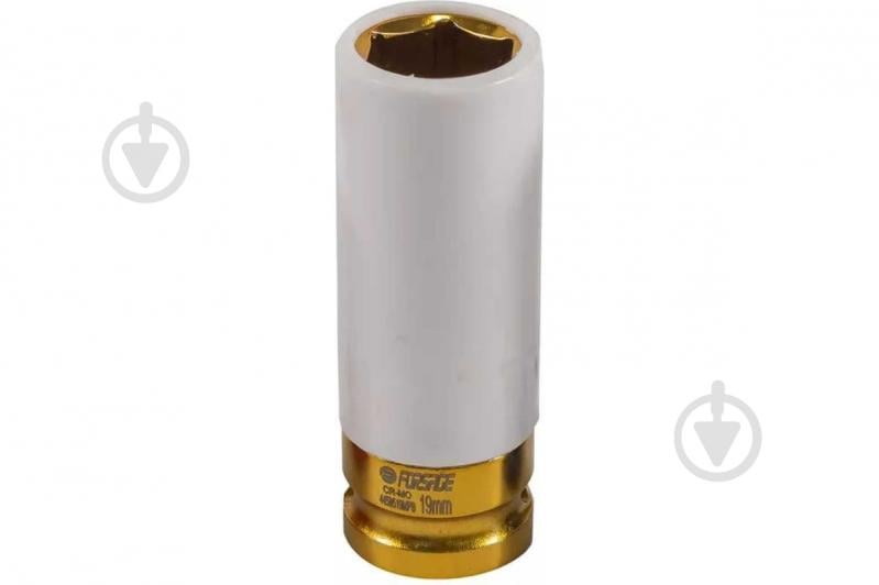 Головка глибока для литих дисків із захисним кожухом 19 мм 1/2'' Forsage 1 шт. F-4458519C - фото 1 Головка глибока для литих дисків із захисним кожухом 19 мм 1/2'' Forsage 1 шт. F-4458519C - фото 1