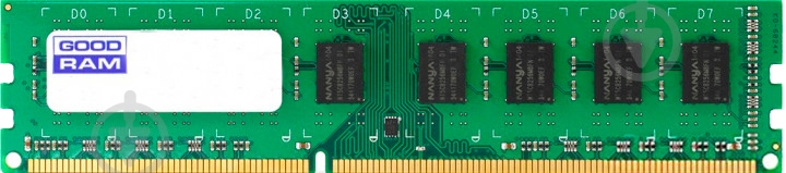 Оперативная память Goodram DDR3 SDRAM 4 GB (1x4GB) 1600 MHz (GR1600D3V64L11S/4G) - фото 1 Оперативная память Goodram DDR3 SDRAM 4 GB (1x4GB) 1600 MHz (GR1600D3V64L11S/4G) - фото 1