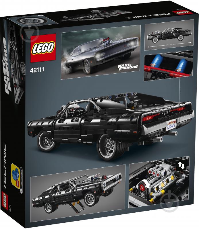 Конструктор LEGO Technic Dom's Dodge Charger 42111 - фото 16