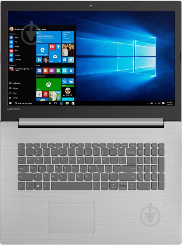 Ноутбук Lenovo IdeaPad 320-17IKB 17.3" (80XM00KLRA) platinum grey - фото 6