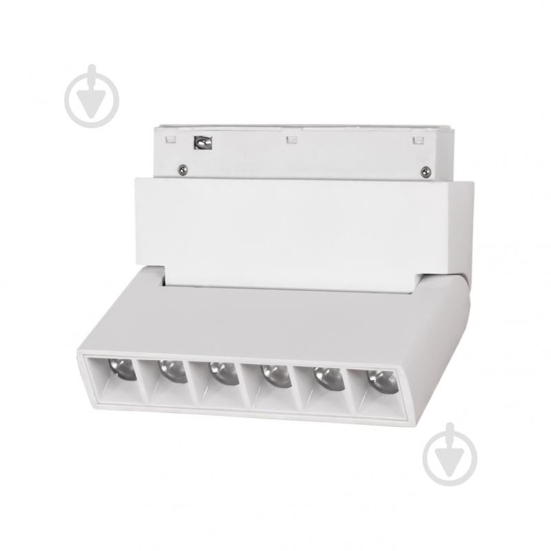 Магнитный трековый светильник V-WATT LINIE-L TURN 6 WH 6 Вт 4500 К белый - фото 1 Магнитный трековый светильник V-WATT LINIE-L TURN 6 WH 6 Вт 4500 К белый - фото 1
