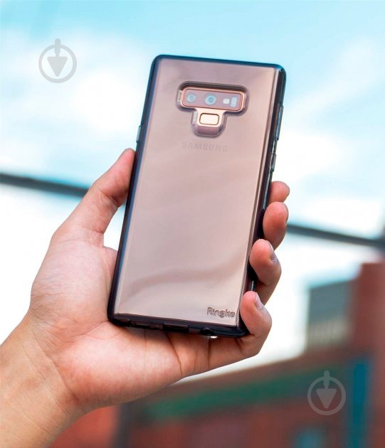 Чехол Ringke Air для Samsung Galaxy Note 9 Smoke Black (RCS4460) - фото 8