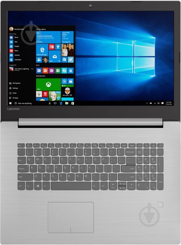 Ноутбук Lenovo IdeaPad 320-17IKB 17.3" (81BJ005MRA) platinum grey - фото 6