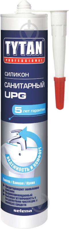 Герметик силіконовий Tytan санітарний UPG прозорий 310 мл - фото 1