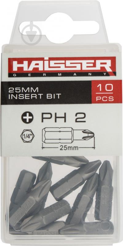 Біта Haisser PH2x25 мм 10 шт. 702502P - фото 2