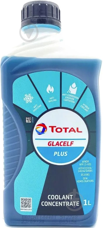 Антифриз TotalEnergies TL GLAC PLUS N від -40 до +110 1 л синій - фото 1