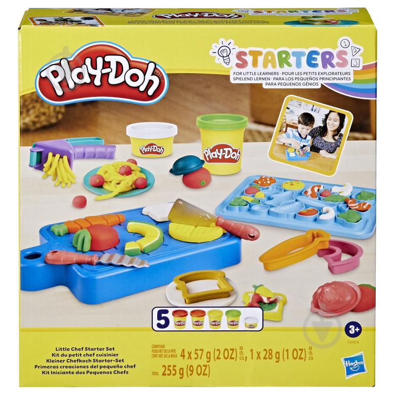 Набір для творчості Play-Doh з пластиліном Маленький Шеф F6904 - фото 4