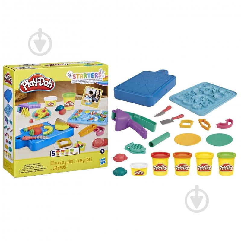 Набір для творчості Play-Doh з пластиліном Маленький Шеф F6904 - фото 1