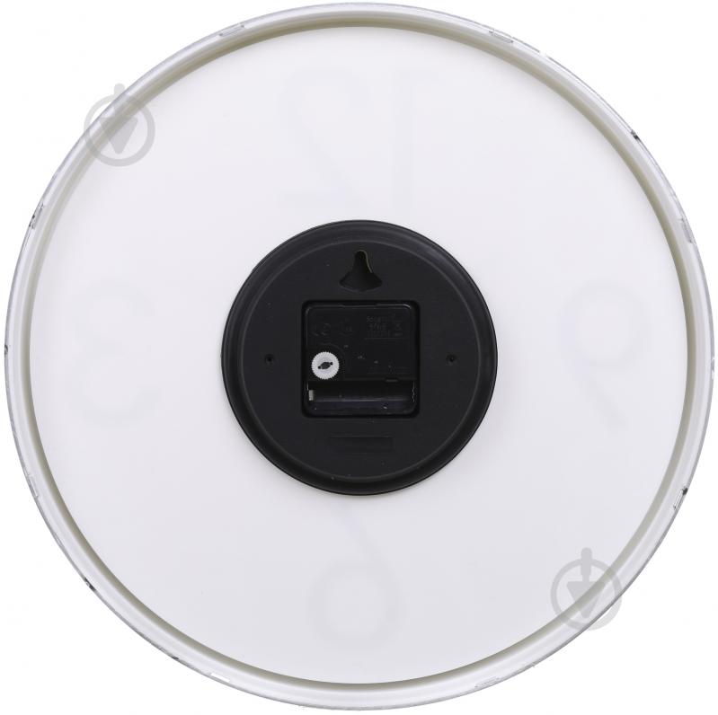 Годинник настінний Basic 35,5 см срібний - фото 3