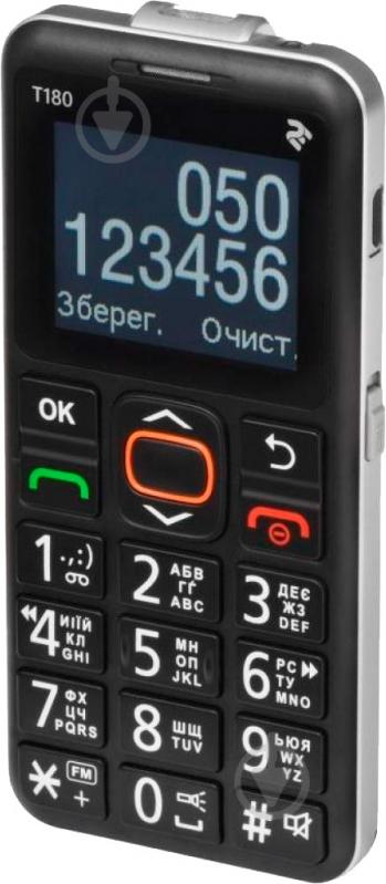 Мобильный телефон 2E T180 Single SIM black - фото 3