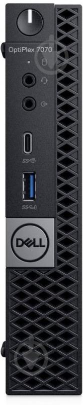 Неттоп Dell OptiPlex 7070 MFF (N007O7070MFF_UBU) black - фото 1