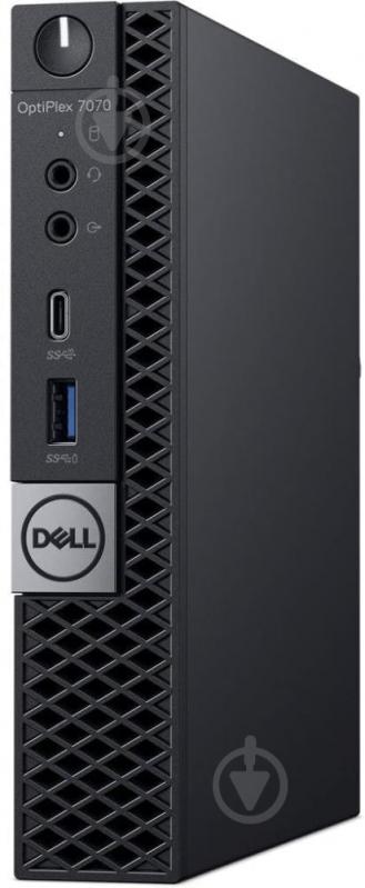 Неттоп Dell OptiPlex 7070 MFF (N007O7070MFF_UBU) black - фото 2