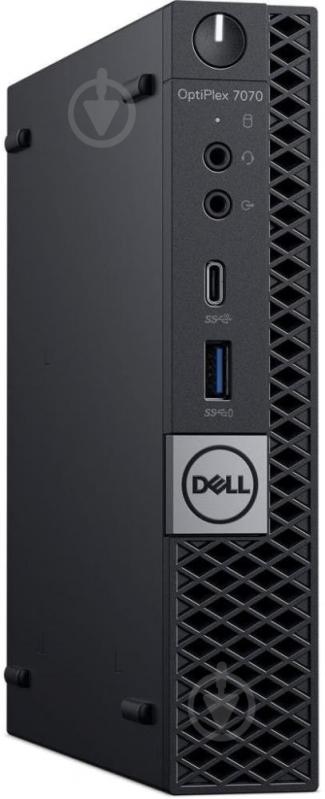 Неттоп Dell OptiPlex 7070 MFF (N007O7070MFF_UBU) black - фото 4