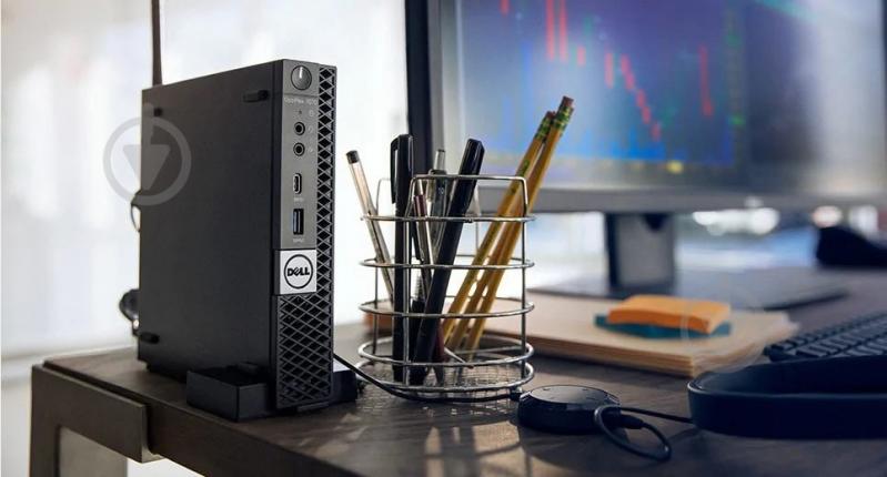 Неттоп Dell OptiPlex 7070 MFF (N007O7070MFF_UBU) black - фото 5
