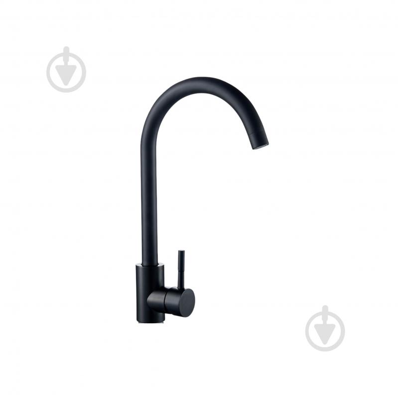 Змішувач для кухні Invena Resta чорний - фото 1 Змішувач для кухні Invena Resta чорний - фото 1