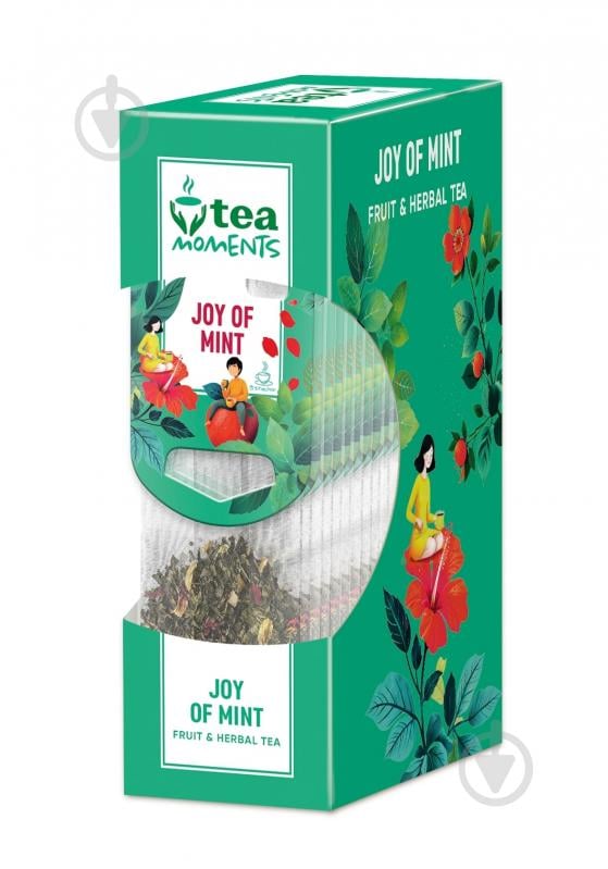 Чай зеленый Tea Moments Joy of Mint 15 шт. 33 г - фото 3 Чай зеленый Tea Moments Joy of Mint 15 шт. 33 г - фото 3