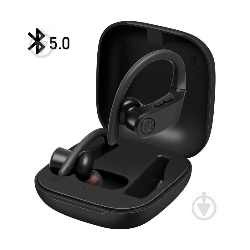 Наушники Promate Motive Bluetooth 5 black (motive.black) - фото 1