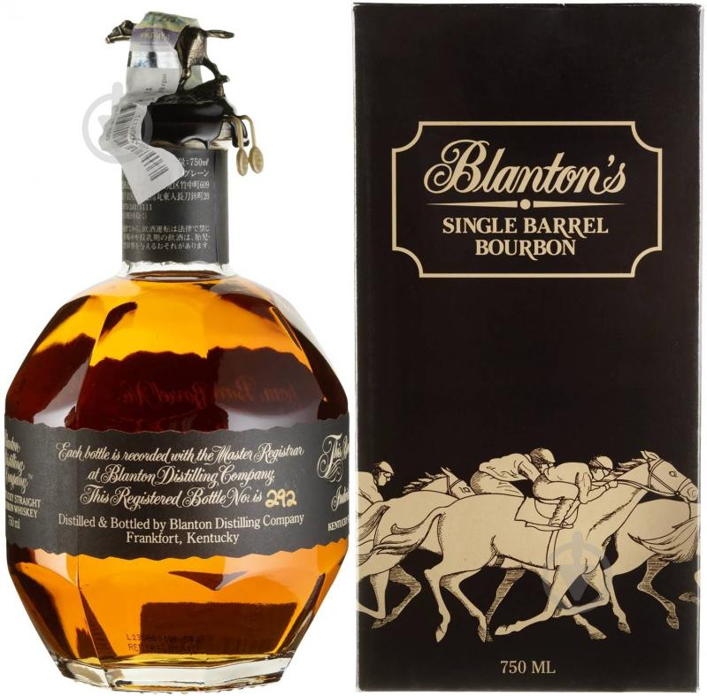 Виски Blanton's Takara Black Single Barrel GB 0,75 л - фото 1