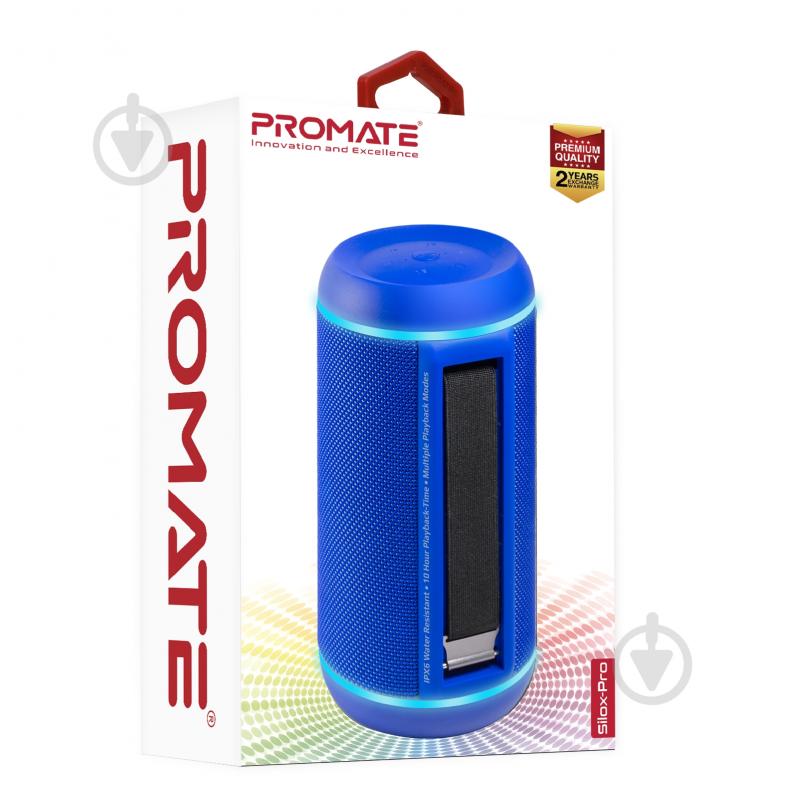 Портативна колонка Promate Silox-Pro 2.0 blue (silox-pro.blue) - фото 8