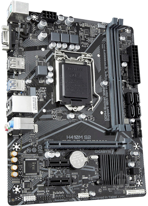 Материнська плата Gigabyte H410M-S2 (Socket 1200, Intel H410, mirco ATX) - фото 2